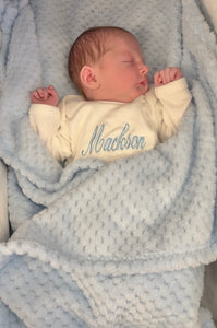 Personalised Embroidered Babygrow