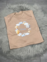 Load image into Gallery viewer, Personalised Children&#39;s/Baby Cloud Hotair Balloon Babygrow
