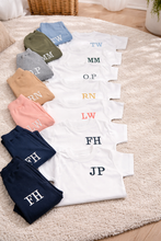 Load image into Gallery viewer, Personalised Children's Embroidered Jogger &amp; T-Shirt Set (Various Colours)
