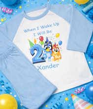 Load image into Gallery viewer, Personalised Children's Birthday Pyjama's
