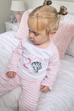 Load image into Gallery viewer, Personalised Children's Embroidered Elephant Birthday Pyjama's
