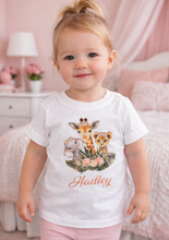 Load image into Gallery viewer, Personalised Safari Animal Tee
