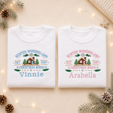 Load image into Gallery viewer, Children's Christmas Embroidered Winter Wonderland Sweatshirt
