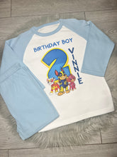 Load image into Gallery viewer, Personalised Children&#39;s Pup Birthday Pyjama&#39;s
