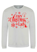 Load image into Gallery viewer, Adults Crazy Christmas Lady Christmas Jumper.
