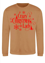 Load image into Gallery viewer, Adults Crazy Christmas Lady Christmas Jumper.
