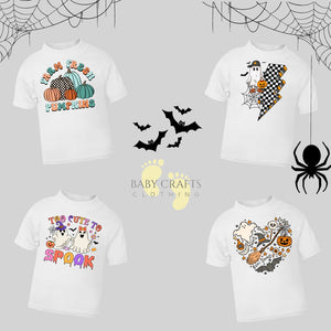 Children's Halloween Slogan T-Shirt