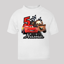 Load image into Gallery viewer, Personalised Children&#39;s Boy&#39;s Birthday T-Shirt. (Various Colours Available)
