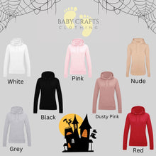 Load image into Gallery viewer, Women&#39;s Halloween Slogan Hoody
