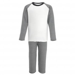 Personalised Children's Embroidered Stripe Pyjama's. (Discontinued)