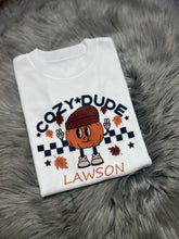 Load image into Gallery viewer, Personalised Children&#39;s Spooky/Cozy Dude T-shirt
