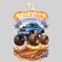 Load image into Gallery viewer, Personalised Children's Monster Truck T-Shirt
