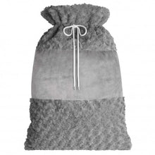 Load image into Gallery viewer, Personalised Grey Embrodiered Luxury Christmas Sack.
