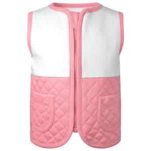 Personalised Children's Embroidered Quilted Gilet. (Check Size Guide)
