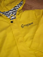 Load image into Gallery viewer, Personalised Children&#39;s Embroidered Rain Coat
