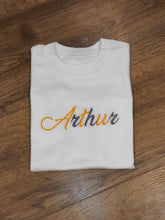 Load image into Gallery viewer, Personalised Children&#39;s Embroidered T-Shirt. - Long Sleeved
