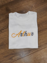 Load image into Gallery viewer, Personalised Children&#39;s Embroidered T-Shirt.
