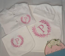 Load image into Gallery viewer, Personalised Embroidered Baby Bundle - Initial
