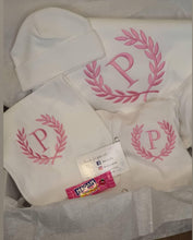 Load image into Gallery viewer, Personalised Embroidered Baby Bundle - Initial
