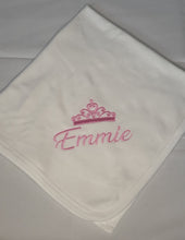 Load image into Gallery viewer, Personalised Embroidered Crown Baby Bundle
