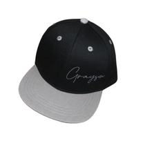 Load image into Gallery viewer, Personalised Children&#39;s Contrast Snapback Cap
