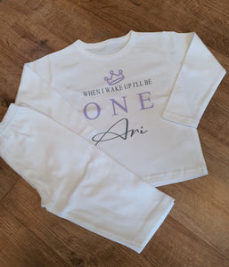 Personalised Children's Birthday Pyjama's - BabyCraftsUK