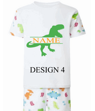 Load image into Gallery viewer, Personalised Children&#39;s Dinosaur Pyjama&#39;s - BabyCraftsUK
