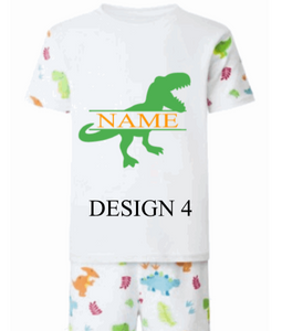 Personalised Dinosaur Babygrow