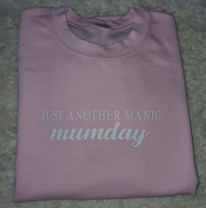Adults Just another manic mumday/nanday jumper - OVERSIZED. babycrafts5 