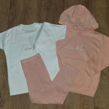 Load image into Gallery viewer, Children&#39;s Personalised Rose Gold Hoody set - BabyCraftsUK
