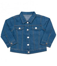 Load image into Gallery viewer, Personalised Children&#39;s Denim Jacket - BabyCraftsUK
