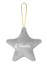 Load image into Gallery viewer, Personalised Star Decoration.
