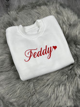 Load image into Gallery viewer, White Embroidered Sweatshirt
