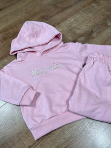 Personalised Children's Embroidered Tracksuit - Pink