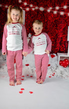 Load image into Gallery viewer, Personalised Valentine&#39;s Stripe Pyjamas
