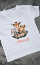 Load image into Gallery viewer, Personalised Safari Animal Tee
