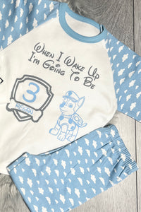 Personalised Chase Birthday Pyjamas - BabyCraftsUK
