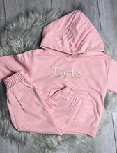 Load image into Gallery viewer, Personalised Children&#39;s Embroidered Tracksuit - Pink
