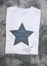 Load image into Gallery viewer, Children&#39;s Happy Fathers Day T-shirt - BabyCraftsUK
