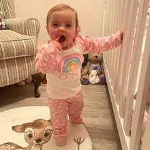 Load image into Gallery viewer, Personalised Children&#39;s Rainbow Birthday Pyjama&#39;s
