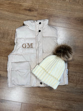 Load image into Gallery viewer, Personalised Children&#39;s Cream Embroidered Gilet 
