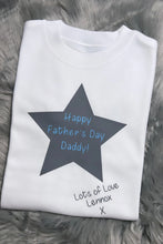 Load image into Gallery viewer, Children&#39;s Happy Fathers Day T-shirt - BabyCraftsUK
