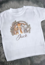 Load image into Gallery viewer, Personalised Safari Animal Tee
