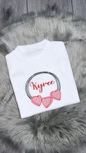 Load image into Gallery viewer, Personalised Children&#39;s Heart Ring Sweatshirt
