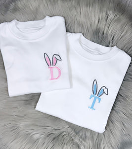 Embroidered Personalised Children's Easter T-Shirt