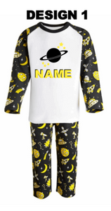 Personalised Children's Space Pyjama's