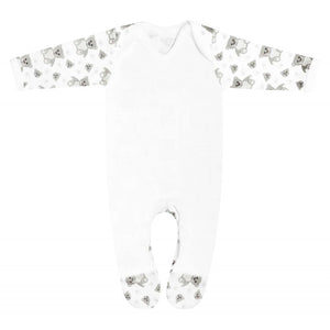 Personalised Embroidered Teddy Babygrow