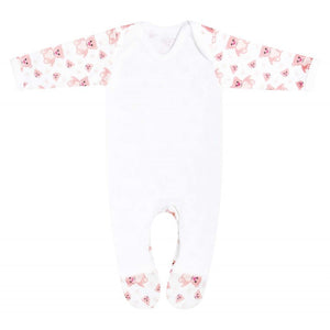 Personalised Embroidered Teddy Babygrow